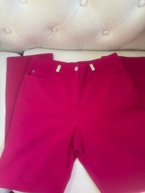 St. John High-Rise Sport Pants in Fuchsia